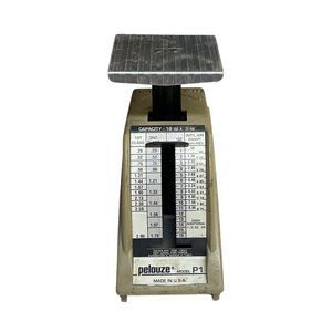 VTG‎ Pelouze P1 Petite Postal Scale Rates Eff Feb 1991 Evanston Illinois USA